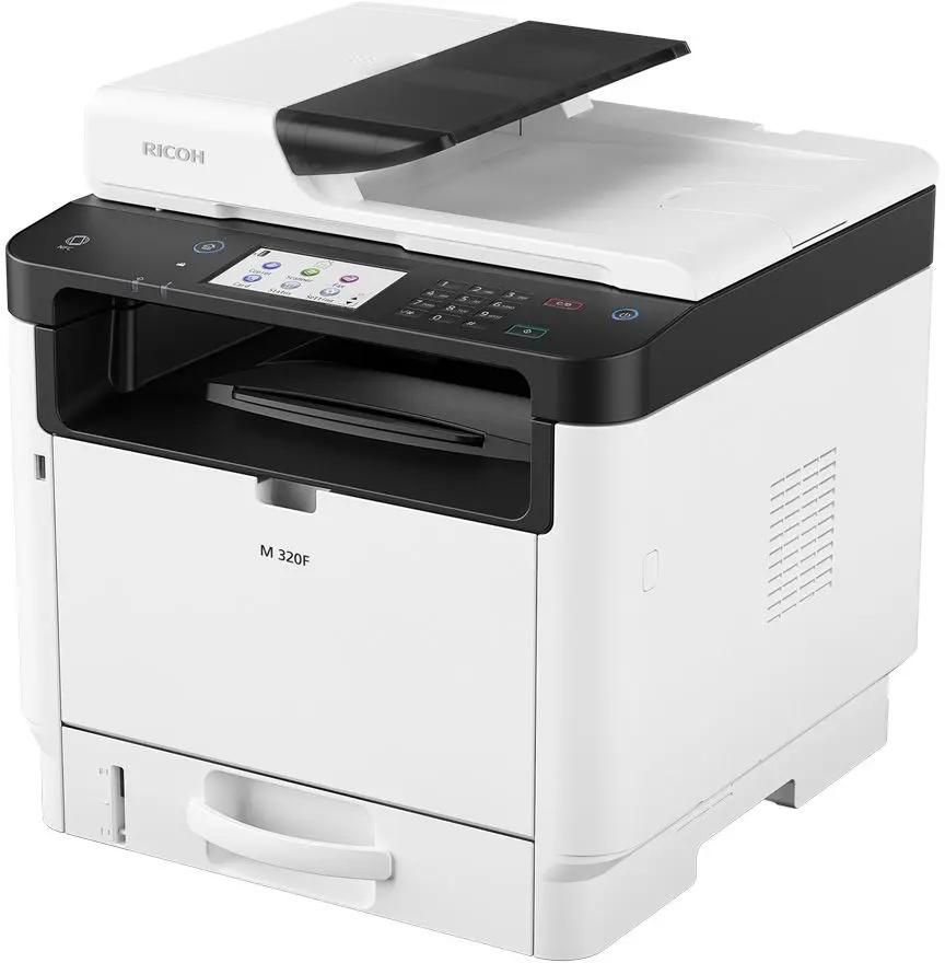 МФУ лазерный Ricoh M 320F черно-белая печать, A4, цвет белый [408534]